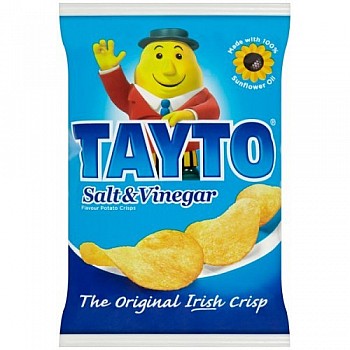 Tayto Salt & Vinegar (50 x 35g)