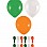 Irish Tri-Colour Balloons (23cm)