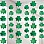 St Patrick's Day Shamrock Hanging Strings - 2.1m