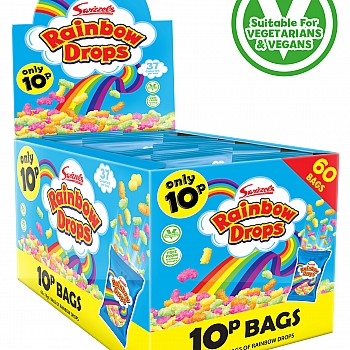 Swizzels Rainbow Drops Mini Bags (10g) Single