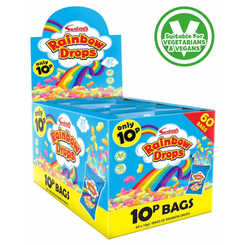 Swizzels Rainbow Drops Mini Bags (10g) Single