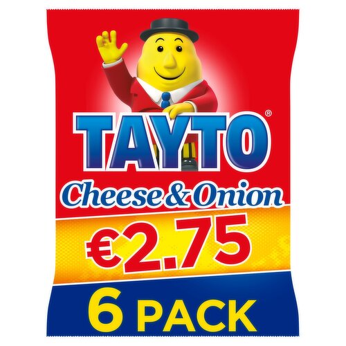 Tayto Cheese & Onion (6 Pack)