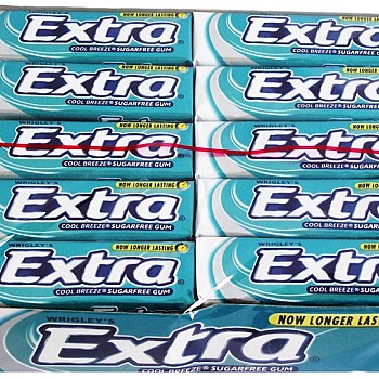 Extra Cool Breeze Sugarfree Chewing Gum Extra Cool Breeze Sugarfree Chewing Gum