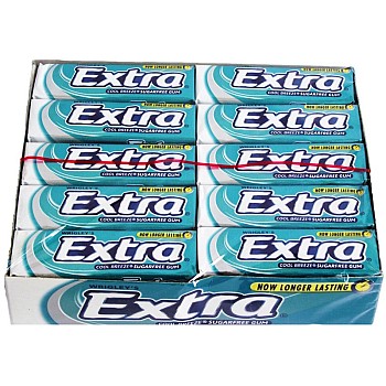 Extra Cool Breeze Sugarfree Chewing Gum
